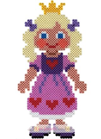 Tüte mit 1000 Kunststoffperlen Midi beige HAMA-207-27 Hama 3