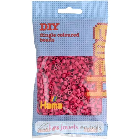 Tüte mit 1000 Kunststoffperlen Midi Rotwein HAMA-207-29 Hama 1