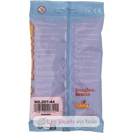 Tüte mit 1000 Kunststoffperlen Midi pastellrot HAMA-207-44 Hama 4
