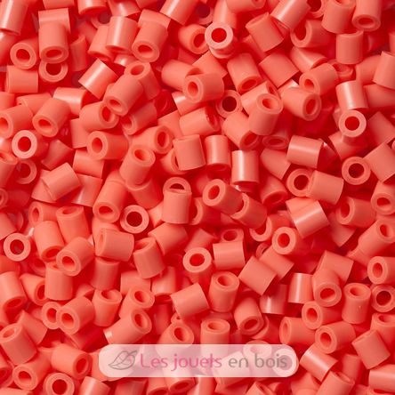 Tüte mit 1000 Kunststoffperlen Midi pastellrot HAMA-207-44 Hama 1