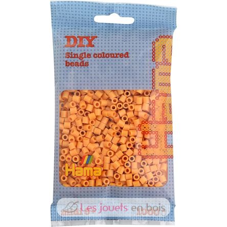 Tüte mit 1000 Kunststoffperlen Midi brauner Teddy HAMA-207-60 Hama 1