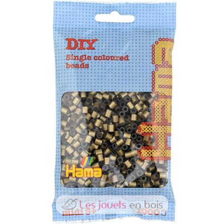 Tüte mit 1000 Kunststoffperlen Midi bronze HAMA-207-63 Hama 1