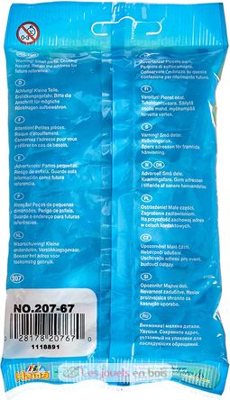 Tüte mit 1000 Kunststoffperlen Midi Basismischung 22 Farben HAMA-207-67 Hama 2