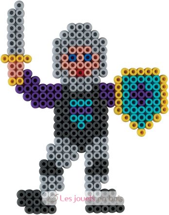 Tüte mit 1000 Kunststoffperlen Midi hellgrau HAMA-207-70 Hama 5