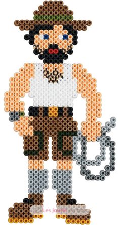 Tüte mit 1000 Kunststoffperlen Midi dunkelgrau HAMA-207-71 Hama 2
