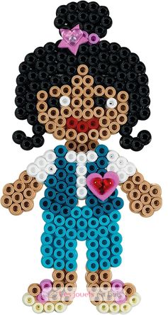 Tüte mit 1000 Kunststoffperlen Midi transparent blau HAMA-207-73 Hama 5