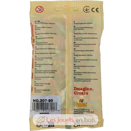 Tüte mit 1000 Kunststoffperlen Midi zweifarbig HAMA-207-90 Hama 5