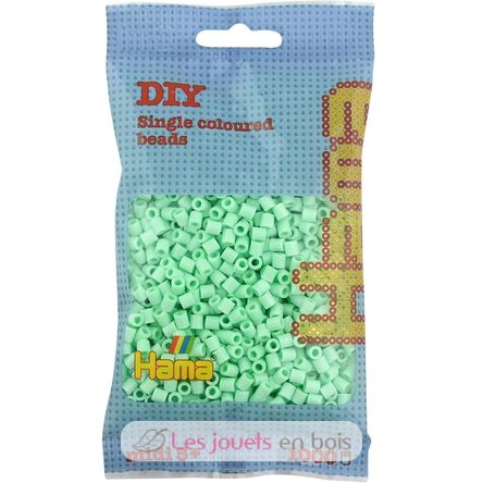 Tüte mit 1000 Kunststoffperlen Midi Pastellminze HAMA-207-98 Hama 1