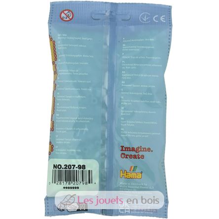 Tüte mit 1000 Kunststoffperlen Midi Pastellminze HAMA-207-98 Hama 4