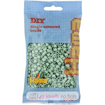 Tüte mit 1000 Kunststoffperlen Midi Eukalyptus HAMA-207-101 Hama 1
