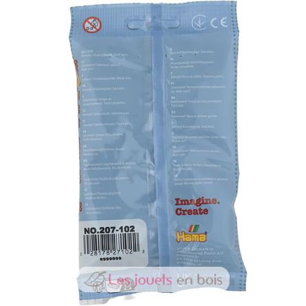 Tüte mit 1000 Kunststoffperlen Midi Waldgrün HAMA-207-102 Hama 3