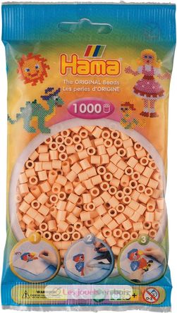 Tüte mit 1000 Kunststoffperlen Midi Sünde HAMA-207-78 Hama 1
