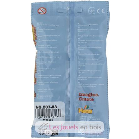 Tüte mit 1000 Kunststoffperlen Midi Blaues Öl HAMA-207-83 Hama 6