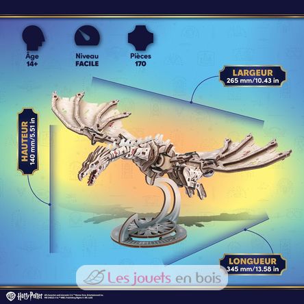 Modellbausatz Ukrainischer Eisenbauch-Drache U70280 Ugears 5
