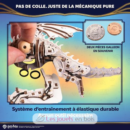Modellbausatz Ukrainischer Eisenbauch-Drache U70280 Ugears 8
