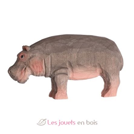 Figur Nilpferd aus Holz WU-40457 Wudimals 1