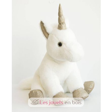 Goldenes Einhornplüsch 45 cm HO2769 Histoire d'Ours 3