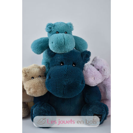 Hip Chic blaues Nilpferd Plüsch 40 cm HO3108 Histoire d'Ours 3