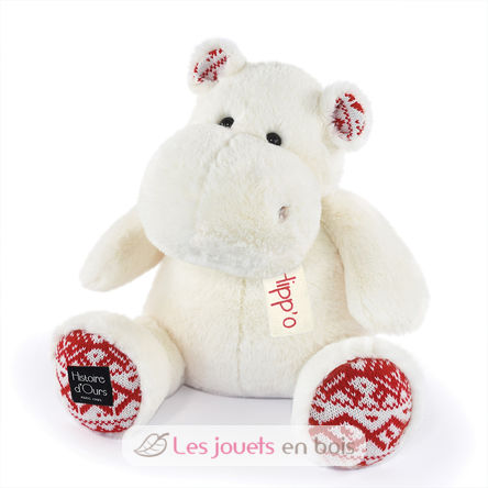 Hip Chic Weiß Nilpferd Plüsch 40 cm HO3202 Histoire d'Ours 1