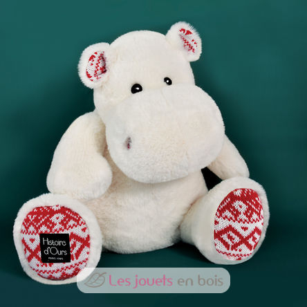 Hip Chic Weiß Nilpferd Plüsch 40 cm HO3202 Histoire d'Ours 2