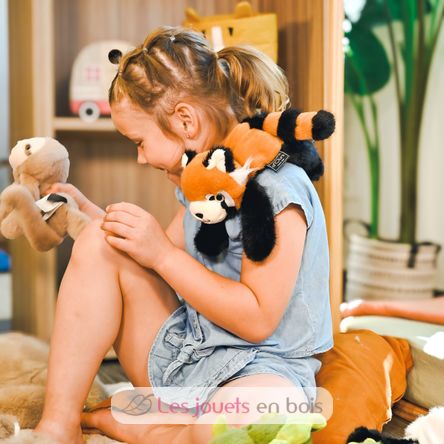 Magnetisches Plüschtier Roter Panda 30 cm HO3360 Histoire d'Ours 9