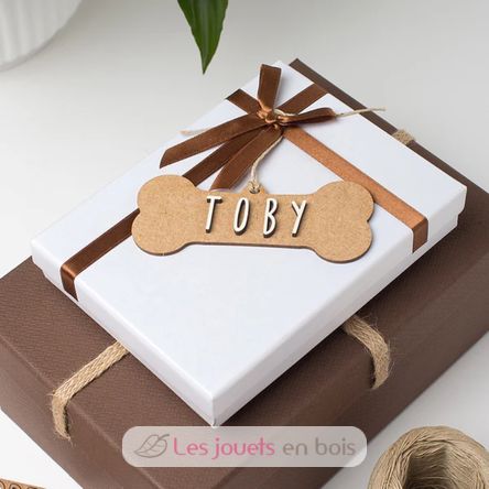 Weihnachtsdeko - Personalisiertes Knochen aus Holz VI-HU10 Vintiun 1