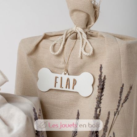 Weihnachtsdeko - Personalisiertes Knochen weißes Holz VI-HU11 Vintiun 6