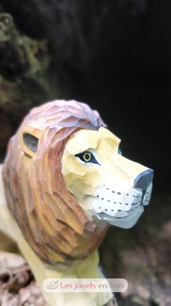 Figur Löwe aus Holz WU-40451 Wudimals 4