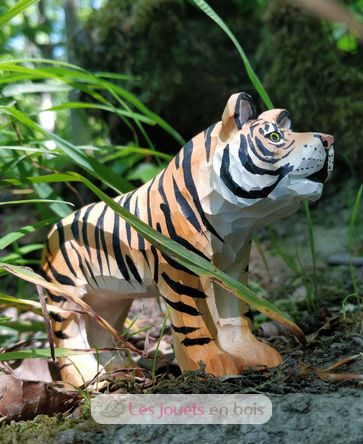 Figur Tiger aus Holz WU-40458 Wudimals 5