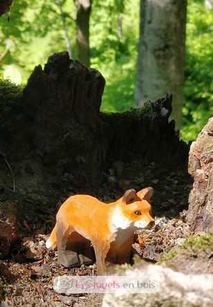 Figur Fuchs aus Holz WU-40701 Wudimals 2