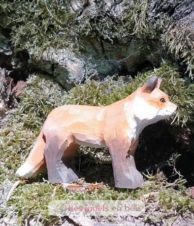 Figur Fuchs aus Holz WU-40701 Wudimals 3