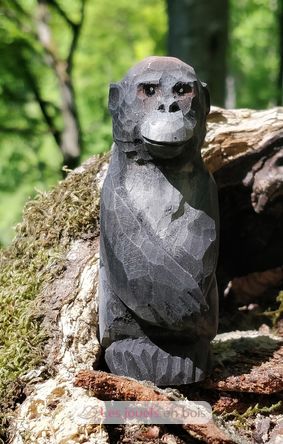 Figur Gorilla aus Holz WU-40459 Wudimals 3