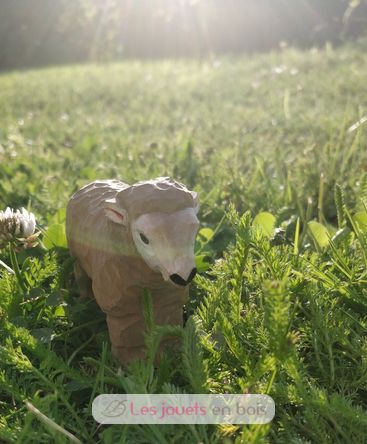 Figur Schaf aus Holz WU-40605 Wudimals 3