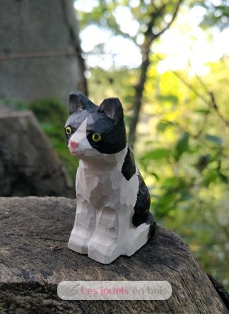 Figur Katze aus Holz WU-40623 Wudimals 3