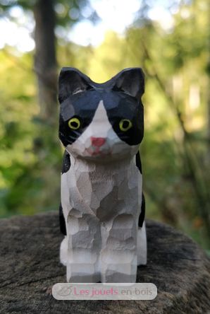 Figur Katze aus Holz WU-40623 Wudimals 4