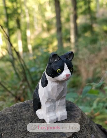 Figur Katze aus Holz WU-40623 Wudimals 5