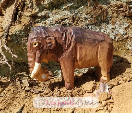 Figur Mammut aus Holz WU-40907 Wudimals 4