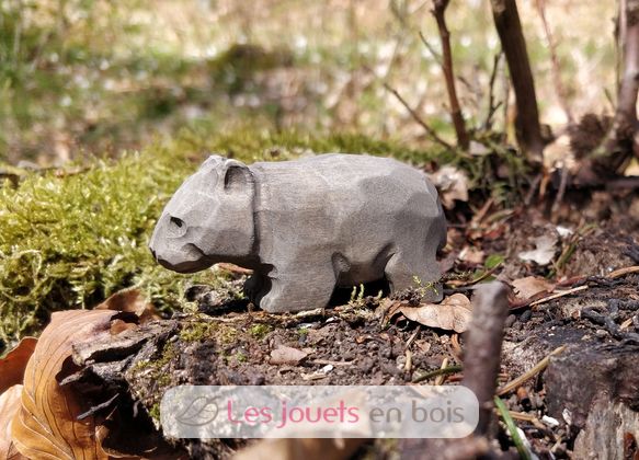 Figur Wombat aus Holz WU-40710 Wudimals 2