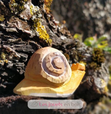 Figur Schnecke aus Holz WU-40715 Wudimals 3