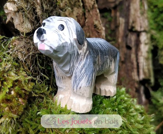 Figur Hund aus Holz WU-40633 Wudimals 3