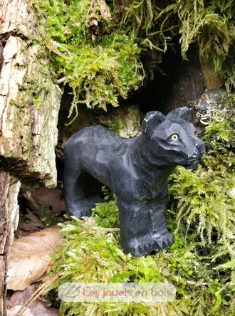 Figur Panther aus Holz WU-40470 Wudimals 2
