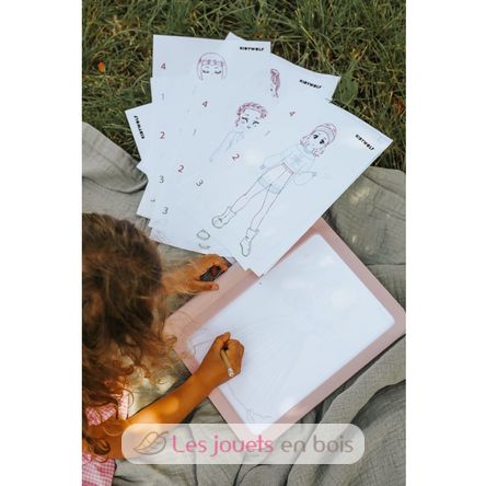 Kidydraw-Pro Fashion Licht-Zeichentisch KW-KIDYDRAW-PRO-PI Kidywolf 8