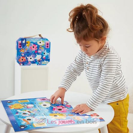 Puzzle Rockkonzert Einhörner 24 Teile J02544 Janod 3