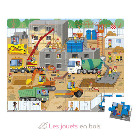 Puzzle Baustelle J02604 Janod 2