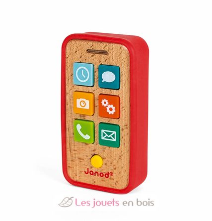 Smartphone Holz mit funktionen J05334 Janod 3