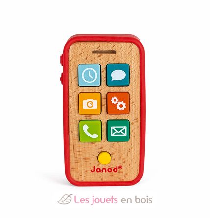 Smartphone Holz mit funktionen J05334 Janod 4