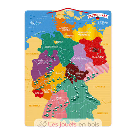 Magnetische Landkarte Deutschland J05477 Janod 5