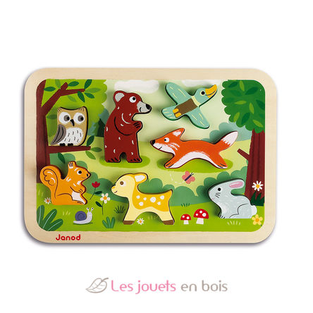 3D-Puzzle Waldtiere J07023-3281 Janod 1