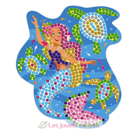 Delfin- und Meerjungfrauen-Mosaike J07961 Janod 6