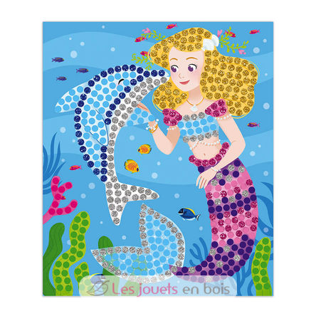 Delfin- und Meerjungfrauen-Mosaike J07961 Janod 4